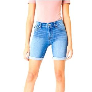 KanCan Mid Rise Bermuda Shorts